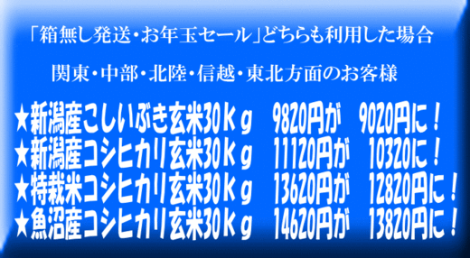 新潟県産こしいぶき　他　新潟産玄米発送価格.gif